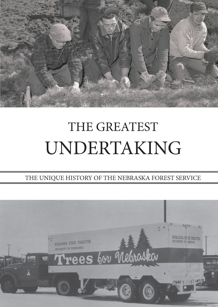 The book cover of the History of the Nebraska Forest Service