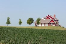 A house in the country. 