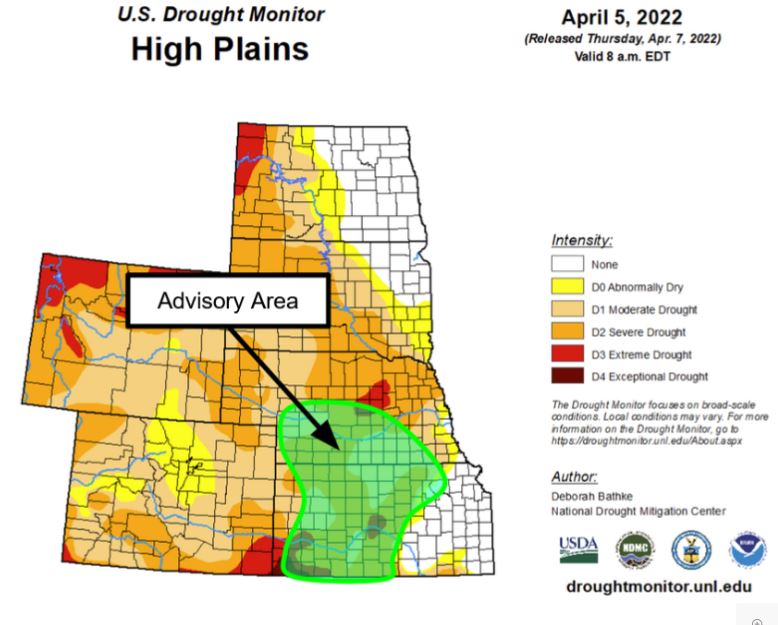 U.S. Drought Plain Fire Monitor Index