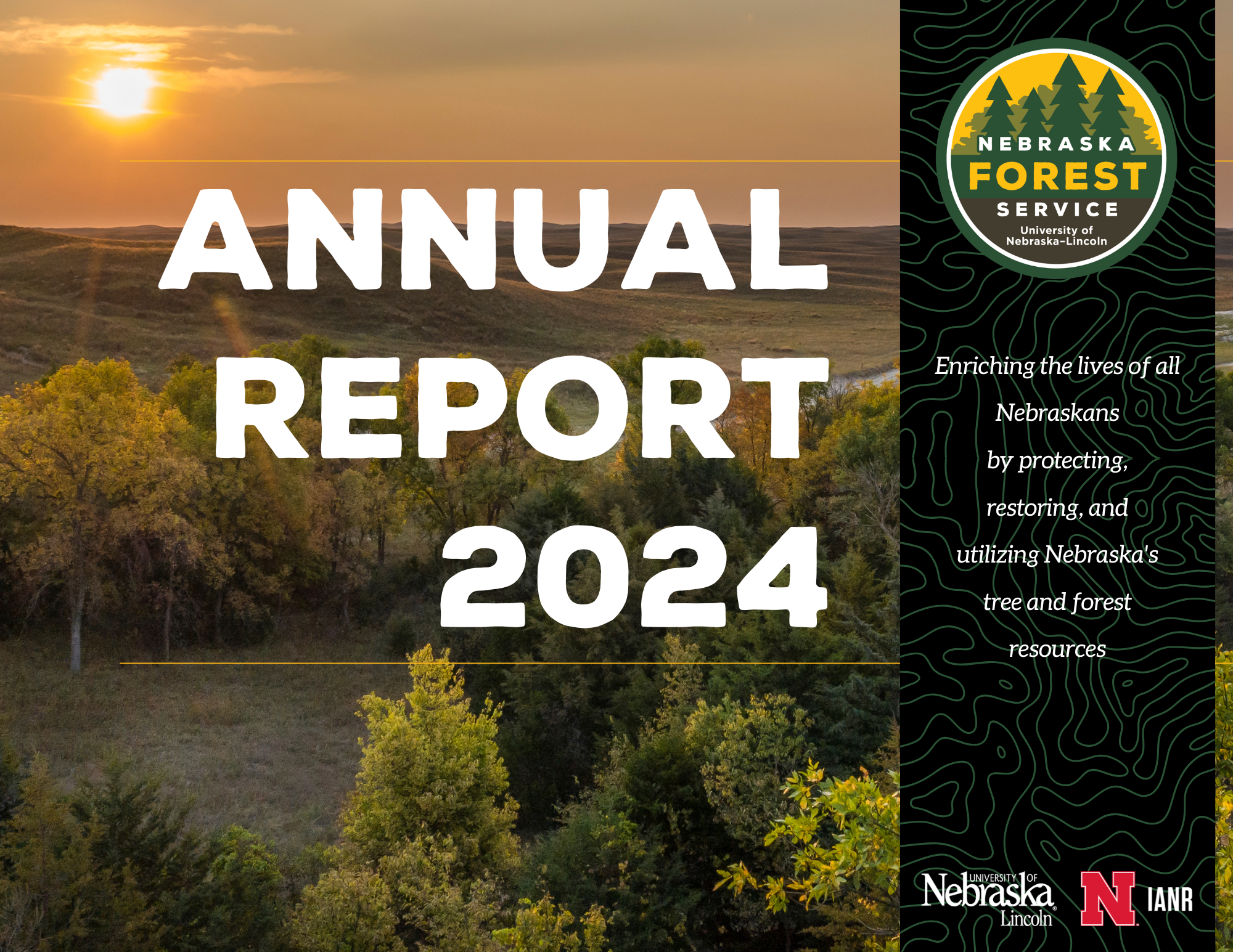 A photo of the cover of the 2024 NFS Annual Report