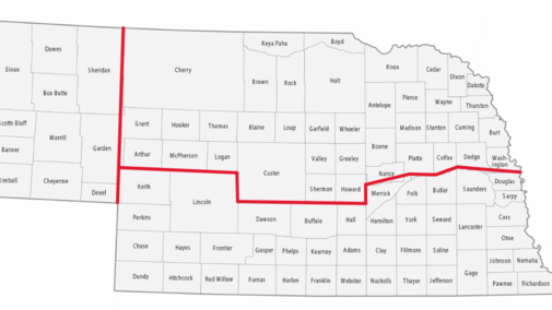 A map of locations for test administrators to contact