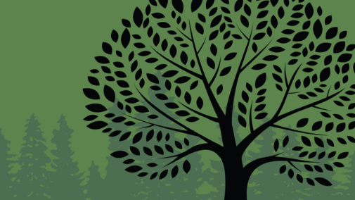 An art graphic of a tree