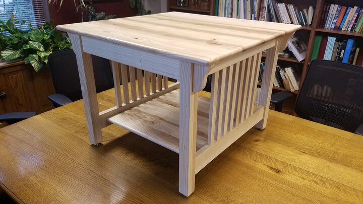 Ash built end table